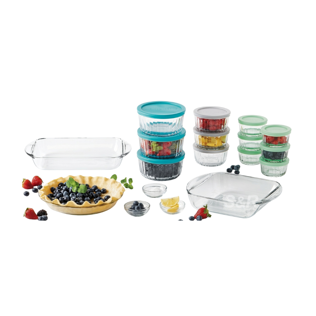 Anchor Hocking 30-piece Glass Bakeware Set